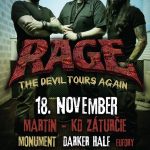 RAGE vyrážajú v novembri na európske turné: Neminú ani Slovensko, predstavia sa v Martine