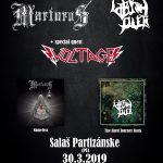 Metal dorazí aj do Partizánskeho, debutové albumy predvedú MARTUROS a LABURNUM DIVER