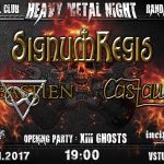 Slovensko-česká heavy metalová párty v Bratislave: SIGNUM REGIS, SEBASTIEN a CASTAWAY