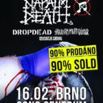 NAPALM DEATH v sprievode zaujímavých hostí už o 2 dni v Brne